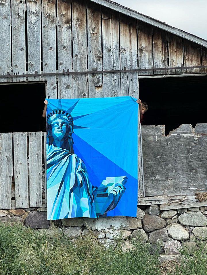 Statue of Liberty Quilt Kit-Legit Kits-My Favorite Quilt Store