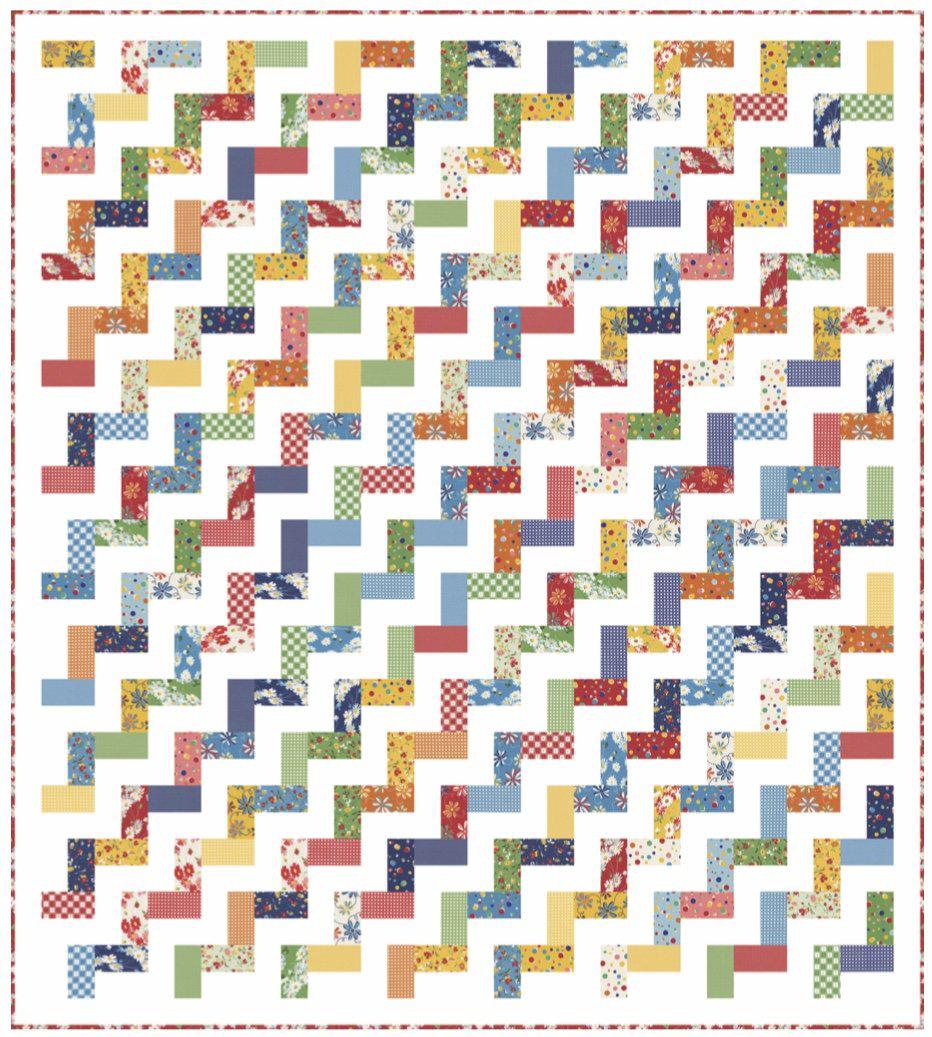 Step This Way Quilt Pattern-Moda Fabrics-My Favorite Quilt Store