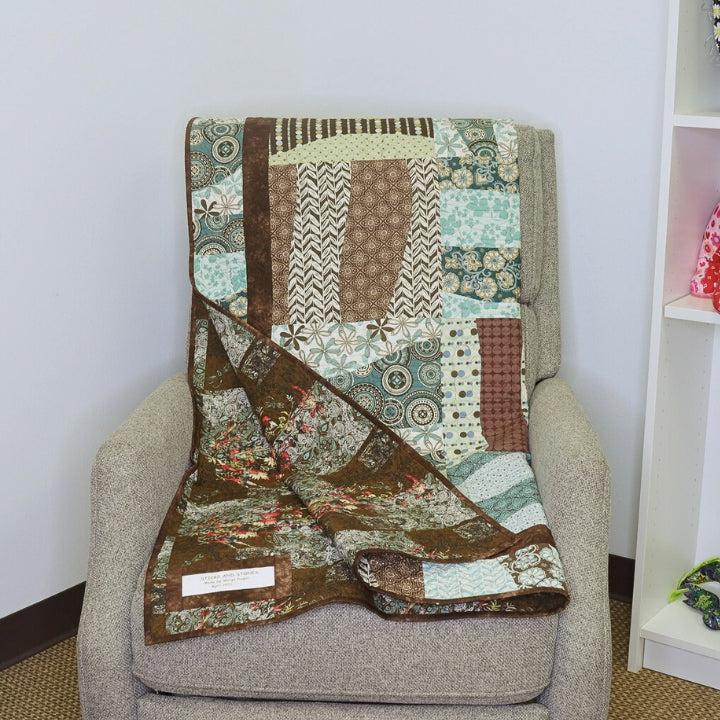 Sticks and Stones Quilt- Fully Finished Quilt-My Favorite Quilt Store-My Favorite Quilt Store