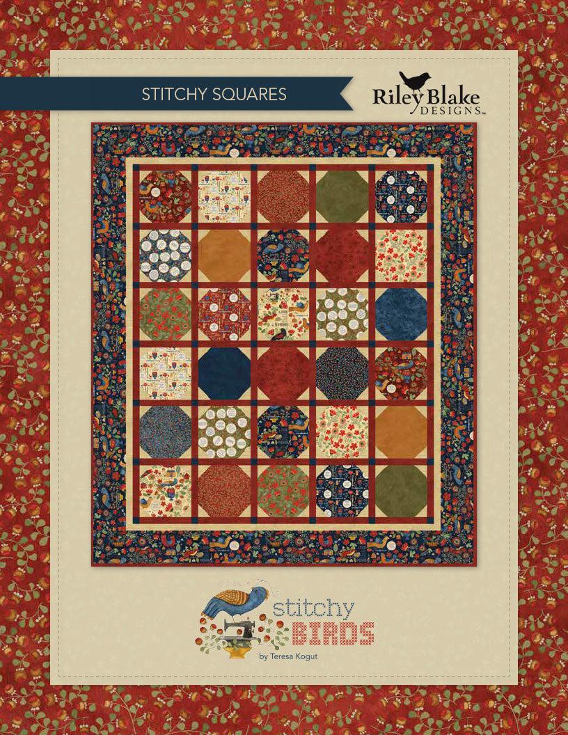Stitchy Brids Squares - Free Digital Download-Riley Blake Fabrics-My Favorite Quilt Store