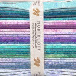 Stonehenge Gradations Crystal Cool 2 ½" Strip Set-Northcott Fabrics-My Favorite Quilt Store