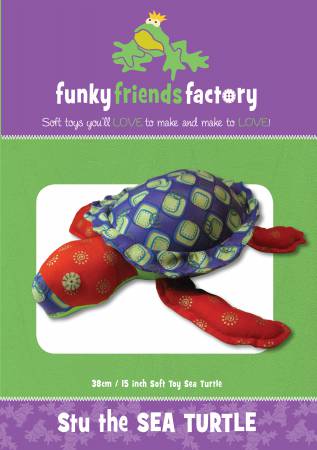Stu the Sea Turtle Funky Friends Pattern-Funky Friends Factory-My Favorite Quilt Store