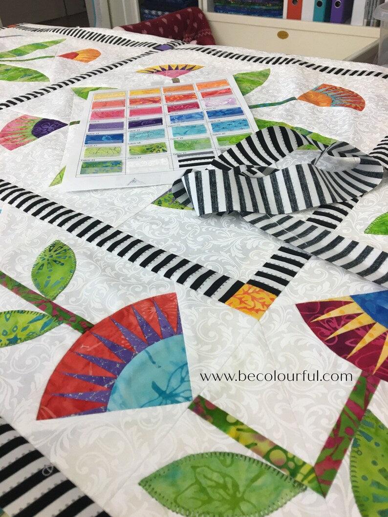 Summertime Quilt Kit-Anthology Fabrics-My Favorite Quilt Store