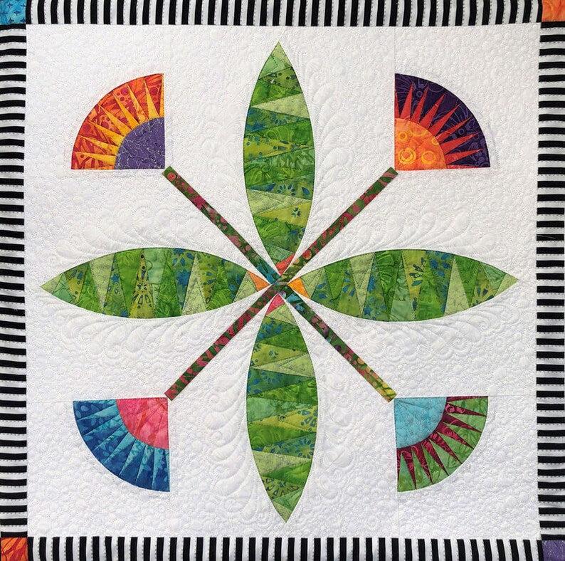 Summertime Quilt Kit-Anthology Fabrics-My Favorite Quilt Store