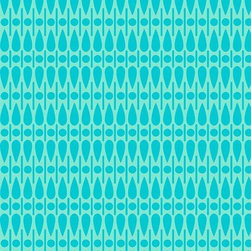 Sun Print 2024 Aqua Scatter Fabric-Andover-My Favorite Quilt Store