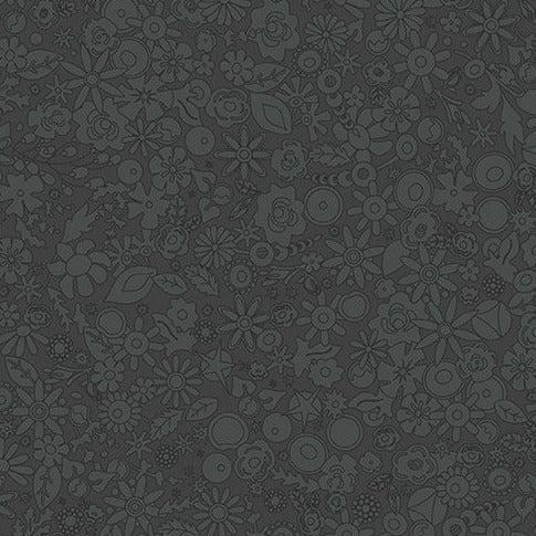 Sun Print 2024 Charcoal Woodland Fabric-Andover-My Favorite Quilt Store
