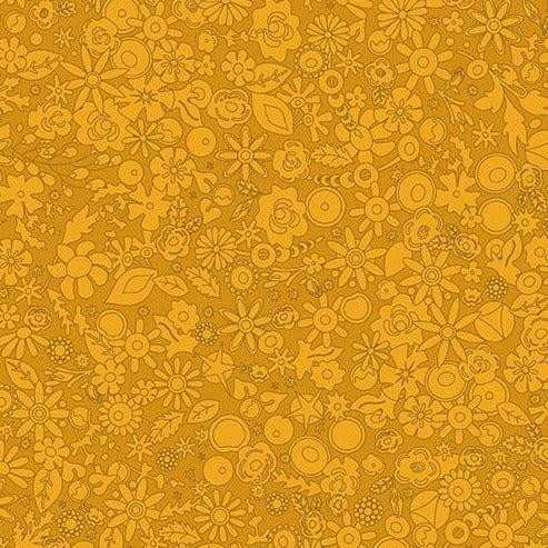 Sun Print 2024 Golden Woodland Fabric-Andover-My Favorite Quilt Store