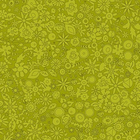 Sun Print 2024 Leaf Woodland Fabric-Andover-My Favorite Quilt Store