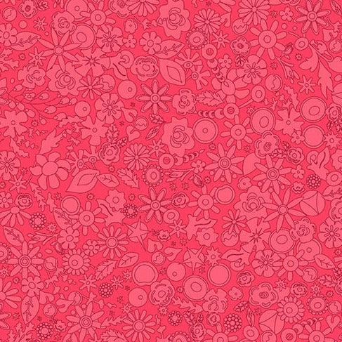 Sun Print 2024 Strawberry Woodland Fabric-Andover-My Favorite Quilt Store