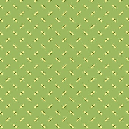 Sunflower Meadow Green Set Geo Fabric