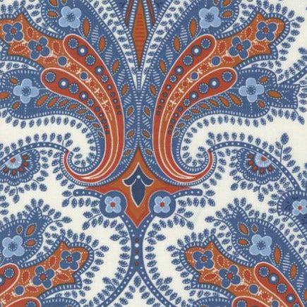 Sunrise Side Cream Indienne Paisley Fabric-Moda Fabrics-My Favorite Quilt Store