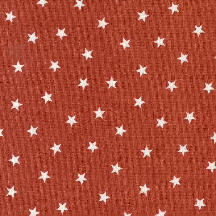 Sunrise Side Rust Stars Fabric-Moda Fabrics-My Favorite Quilt Store
