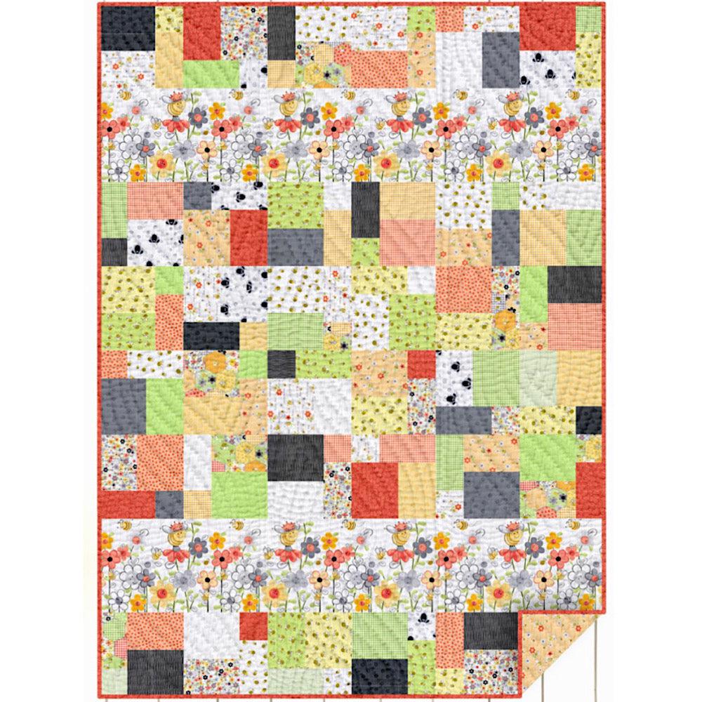 Sweet Bees Patch Quilt Kit