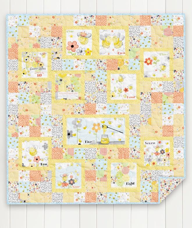 Sweet Bees Storybook Patchwork Quilt Kit-Susybee-My Favorite Quilt Store