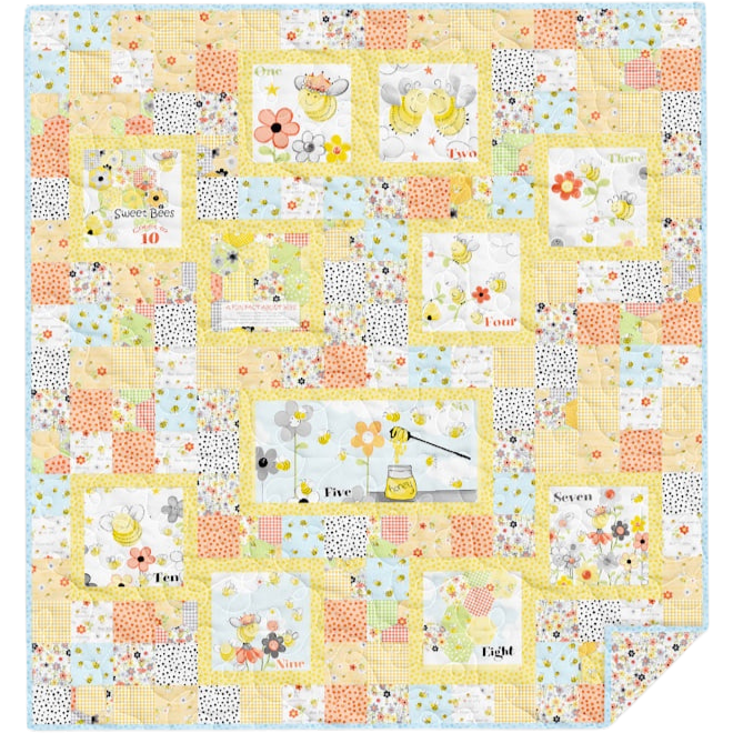 Sweet Bees Storybook Patchwork Quilt Kit