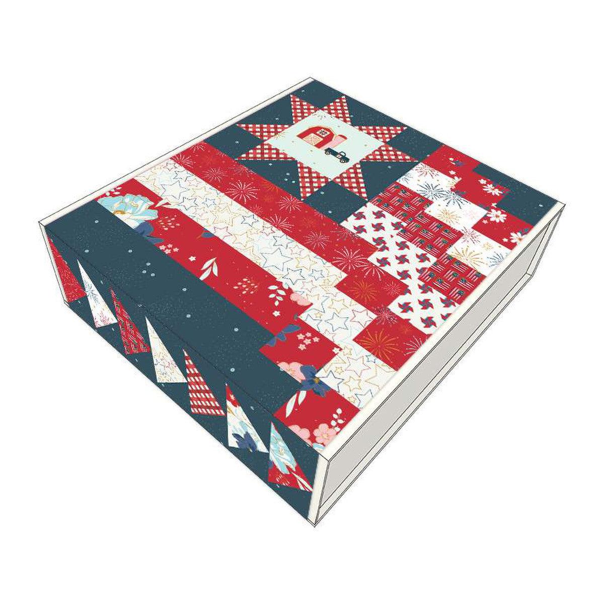 Sweet Freedom Heartland Boxed Quilt Kit-Riley Blake Fabrics-My Favorite Quilt Store