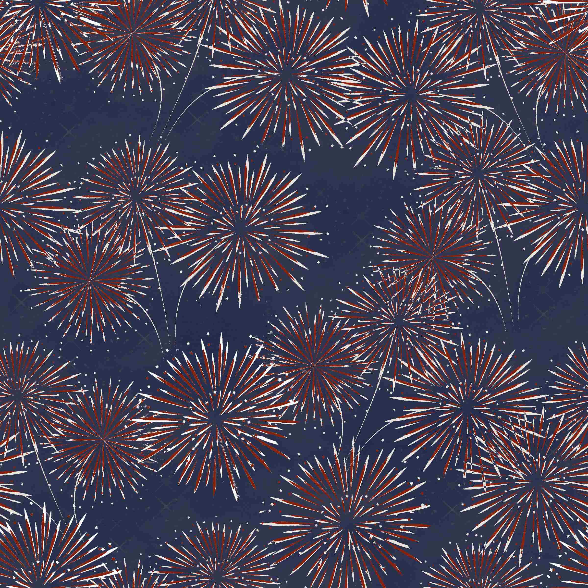 Sweet Land of Liberty Navy Sparkling Sky Fabric