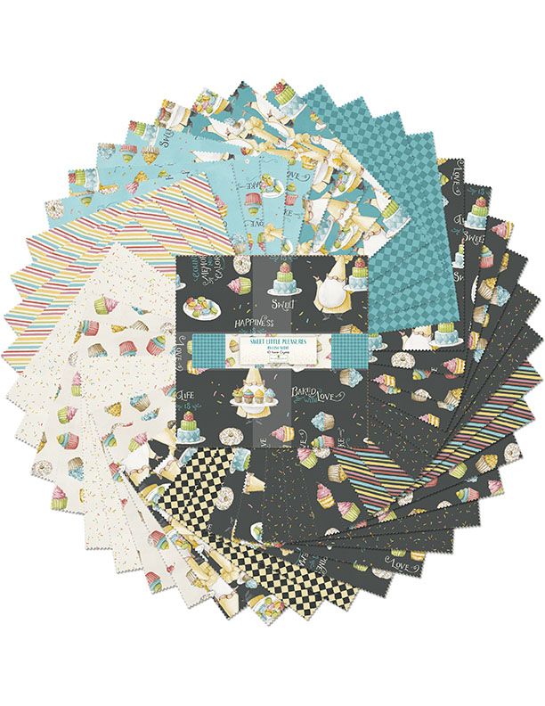 Sweet Little Pleasures 10" Layer Cake-Wilmington Prints-My Favorite Quilt Store