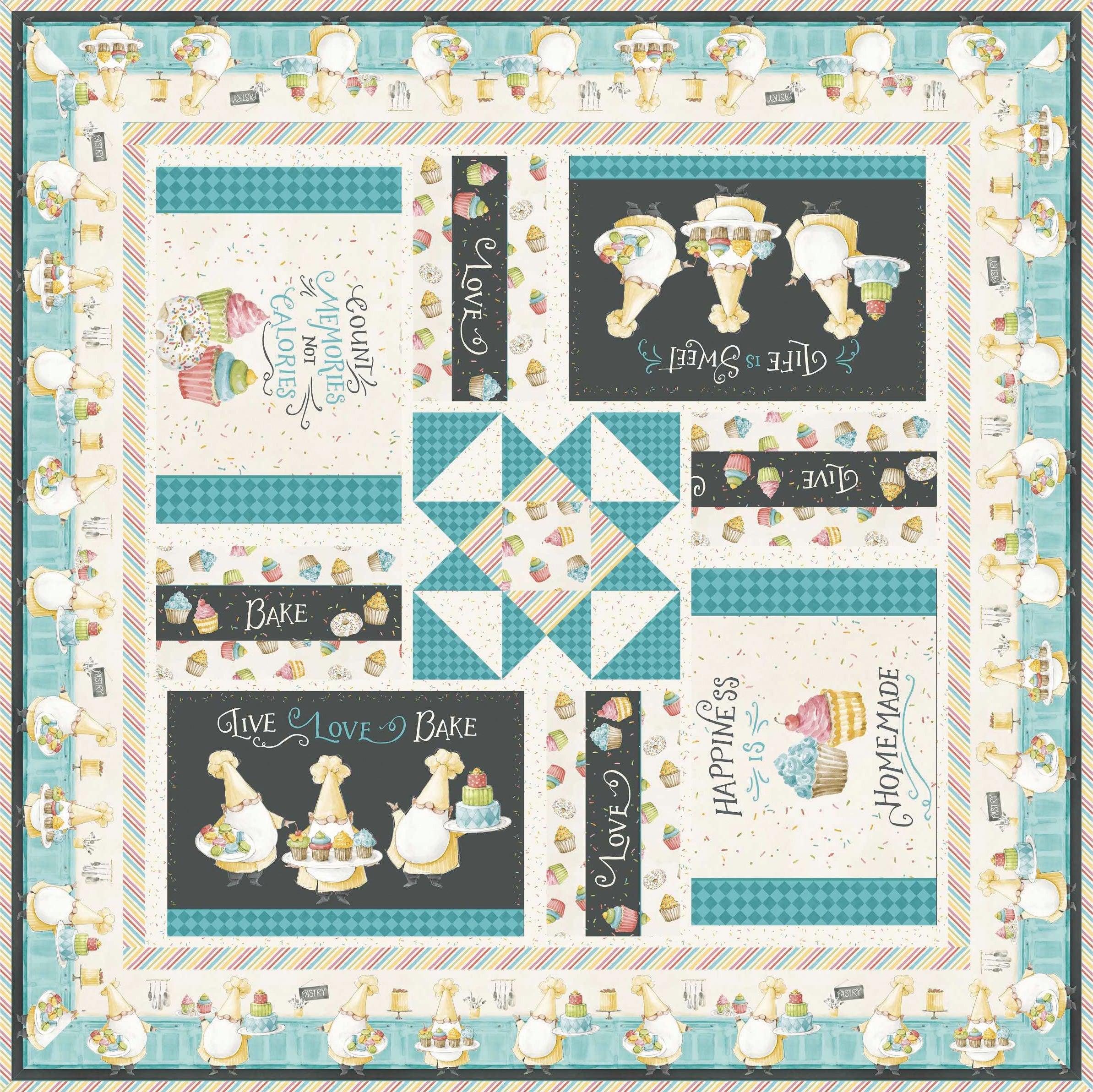 Sweet Little Pleasures Table Topper Pattern - Free Digital Download-Wilmington Prints-My Favorite Quilt Store