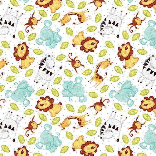 Baby Animal Quilt Panel Fabric, Wallpaper and Home Decor