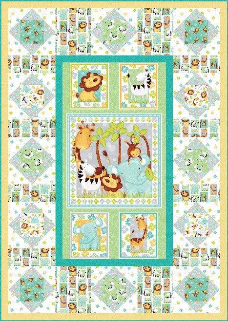 Sweet Safari Quilt 1 Pattern - Free Digital Download-Studio e Fabrics-My Favorite Quilt Store