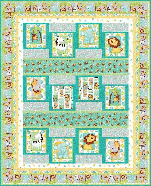 Sweet Safari Quilt 2 Pattern - Free Digital Download-Studio e Fabrics-My Favorite Quilt Store
