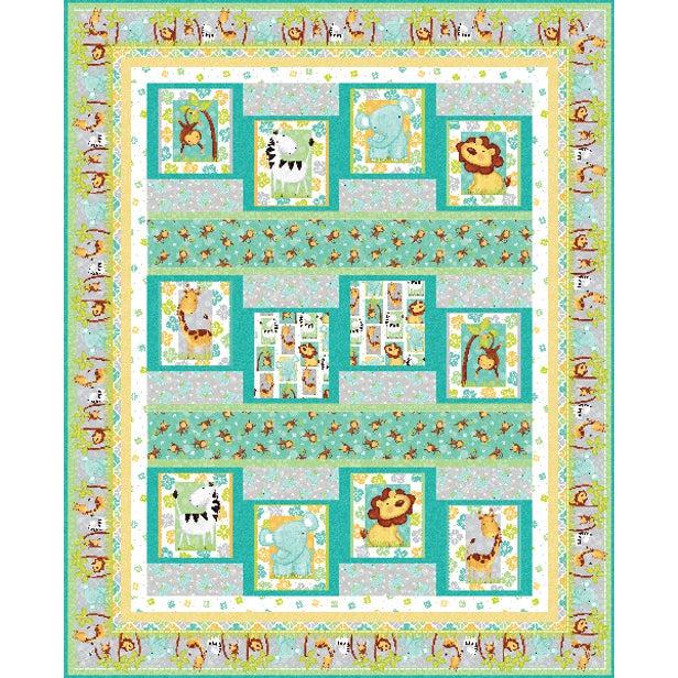 Sweet Safari Quilt 2 Pattern - Free Digital Download-Studio e Fabrics-My Favorite Quilt Store