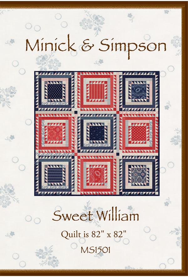 Sweet William Quilt Pattern-Minick & Simpson-My Favorite Quilt Store