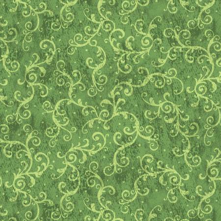 Swirly Green Fabric-Michael Miller Fabrics-My Favorite Quilt Store