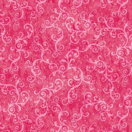 Swirly Pink Fabric