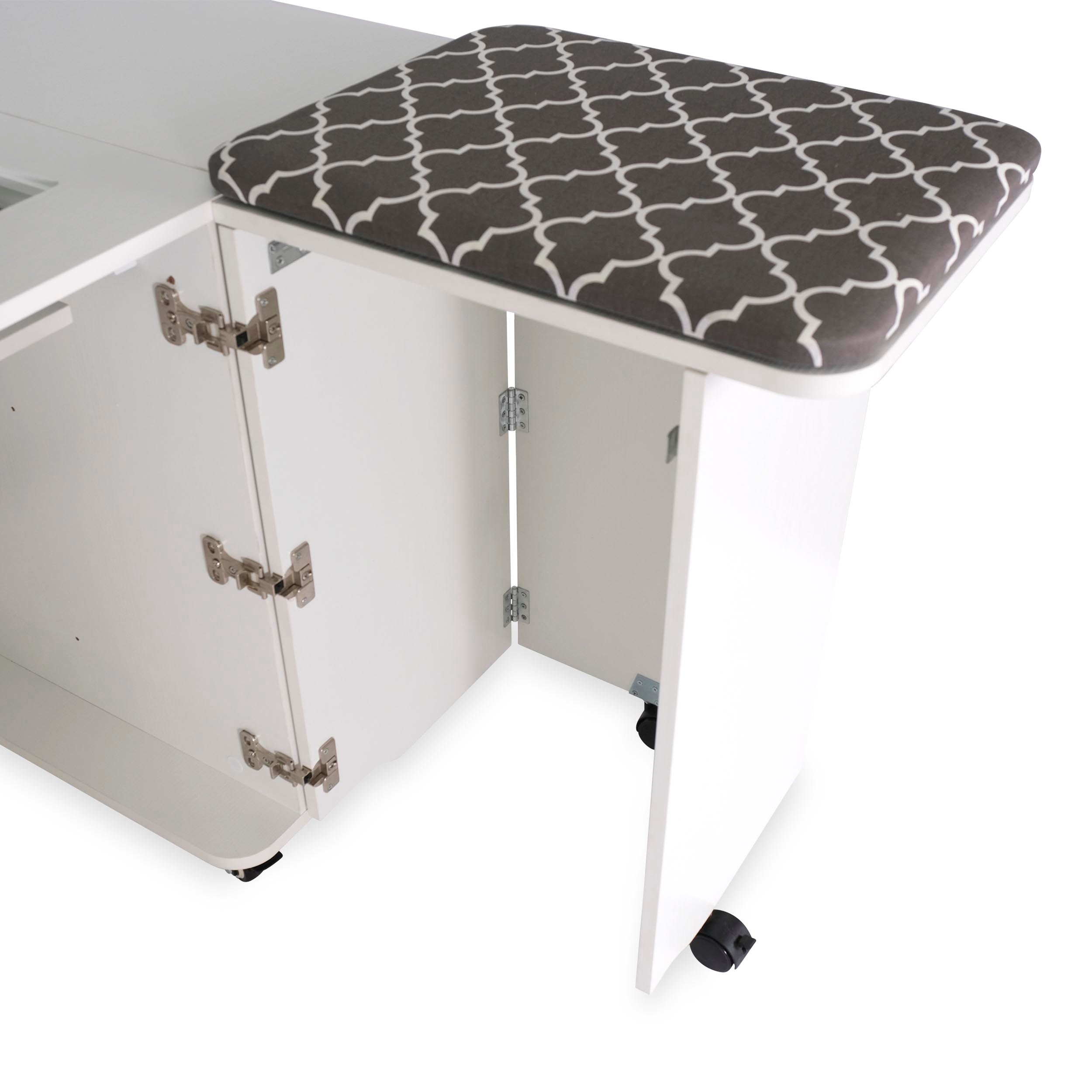 Sydney Sewing Cabinet - Ash White Electric-Arrow Classic Sewing Furniture-My Favorite Quilt Store