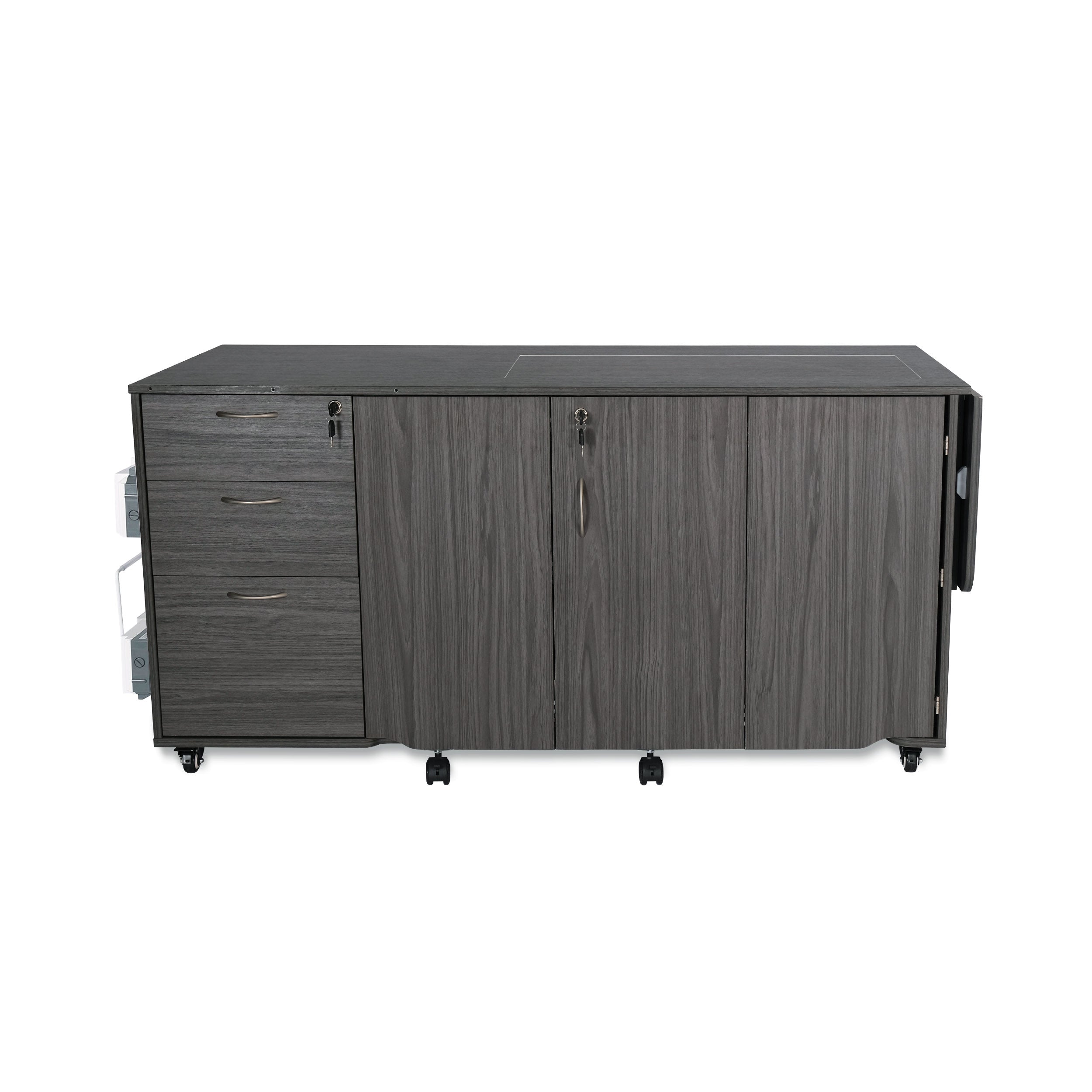 Sydney Sewing Cabinet - Gray Electric-Arrow Classic Sewing Furniture-My Favorite Quilt Store