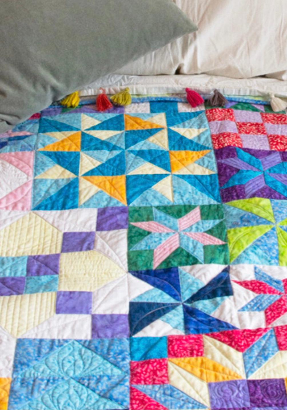 Symphony Bom Bright Quilt Kit-Northcott Fabrics-My Favorite Quilt Store
