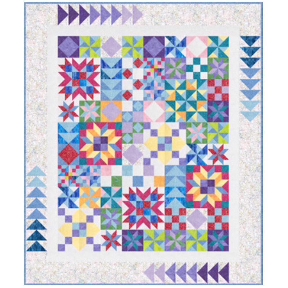 Symphony Bom Bright Quilt Kit-Northcott Fabrics-My Favorite Quilt Store