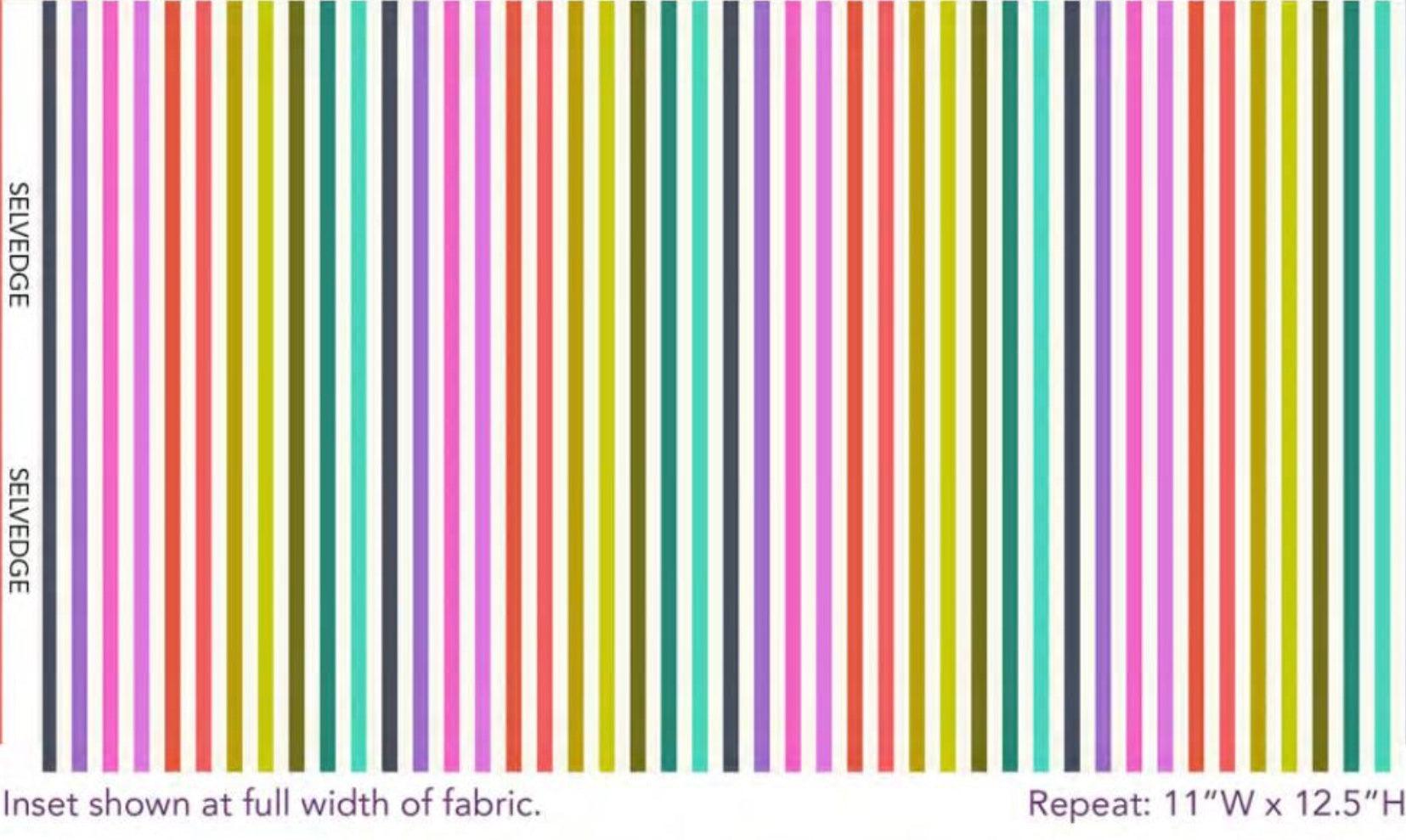 Tabby Road Deja Vu Prism Disco Stripe Fabric-Free Spirit Fabrics-My Favorite Quilt Store