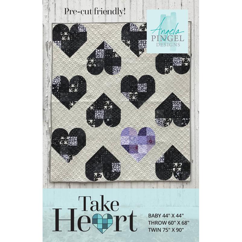 Take Heart Quilt Pattern-Angela Pingel Designs-My Favorite Quilt Store