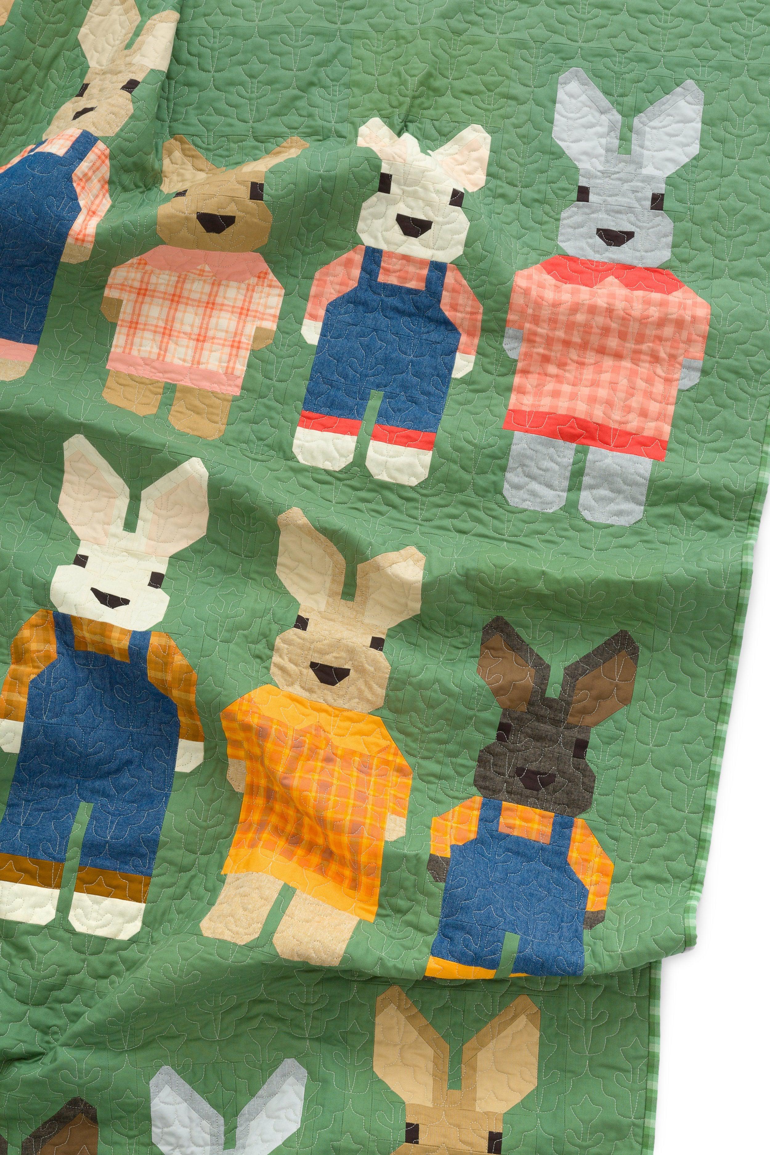 The Bunny Bunch Quilt Kit-Robert Kaufman-My Favorite Quilt Store
