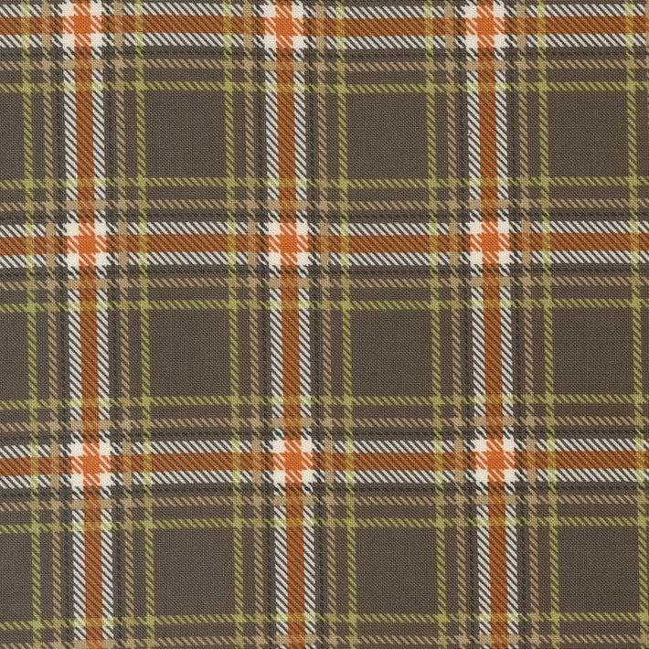 The Great Outdoors Bark Cozy Plaid Fabric