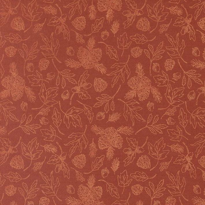 The Great Outdoors Fire Forest Foliage Fabric