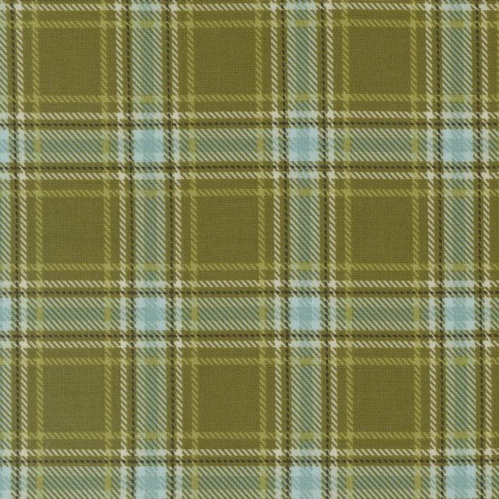 The Great Outdoors Forest Cozy Plaid Fabric