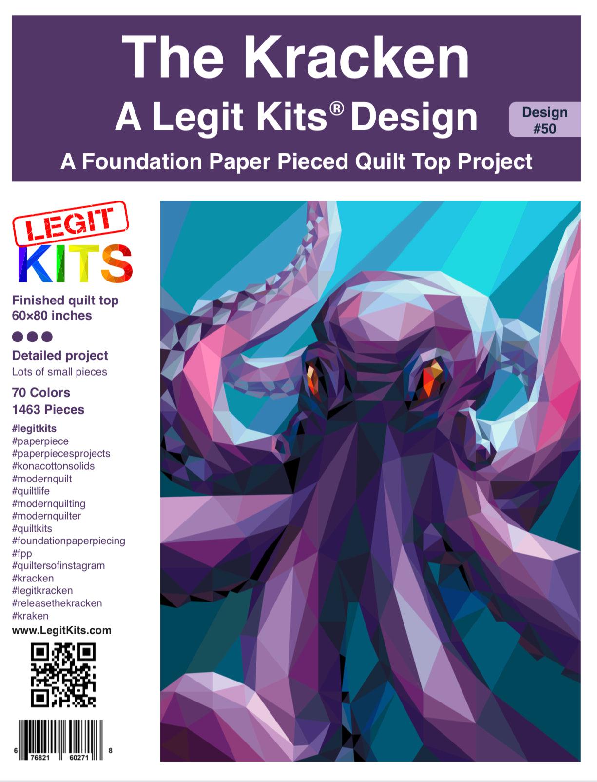 The Kracken Pattern-Legit Kits-My Favorite Quilt Store