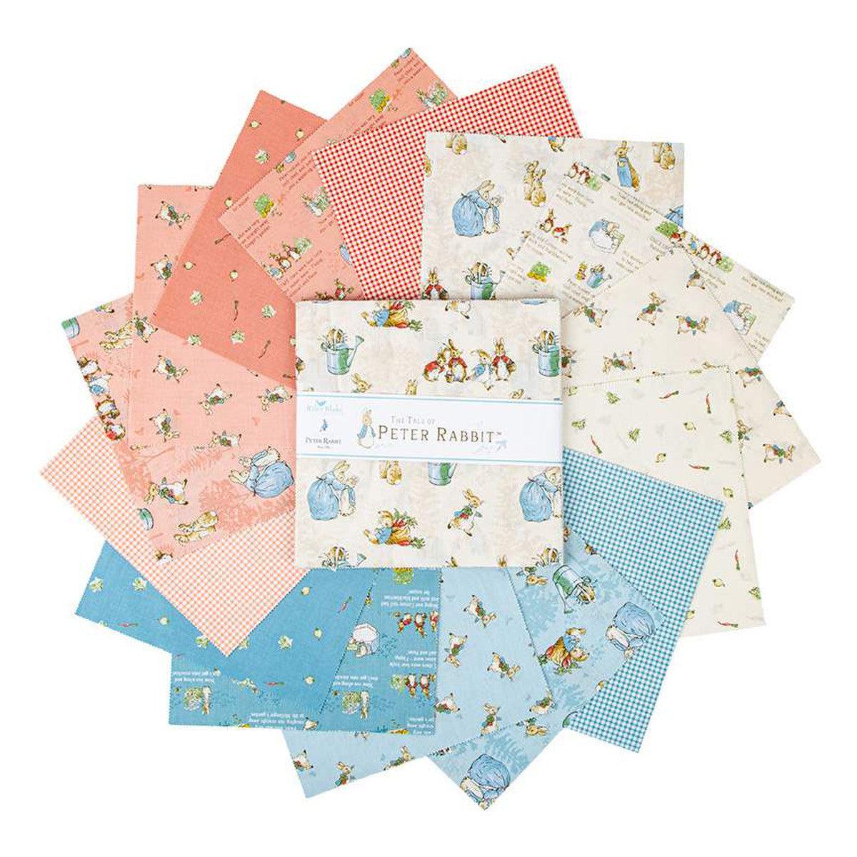 The Tale of Peter Rabbit 10" 42 Pc. Layer Cake-Riley Blake Fabrics-My Favorite Quilt Store