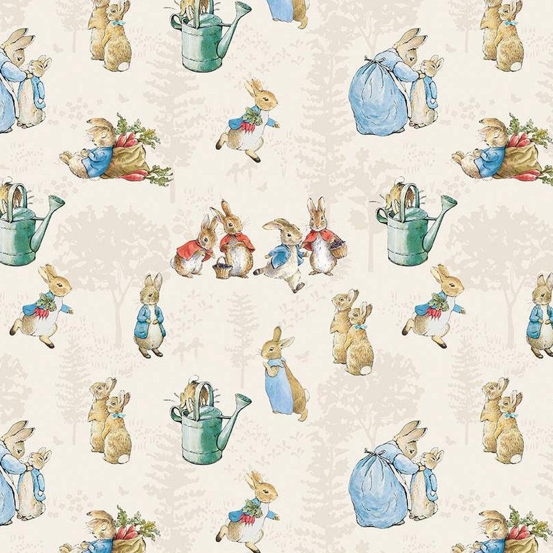 The Tale of Peter Rabbit Cream Main Fabric