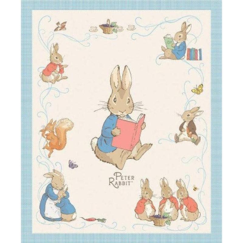 The Tale of Peter Rabbit Cream Peter Rabbit 36" Panel