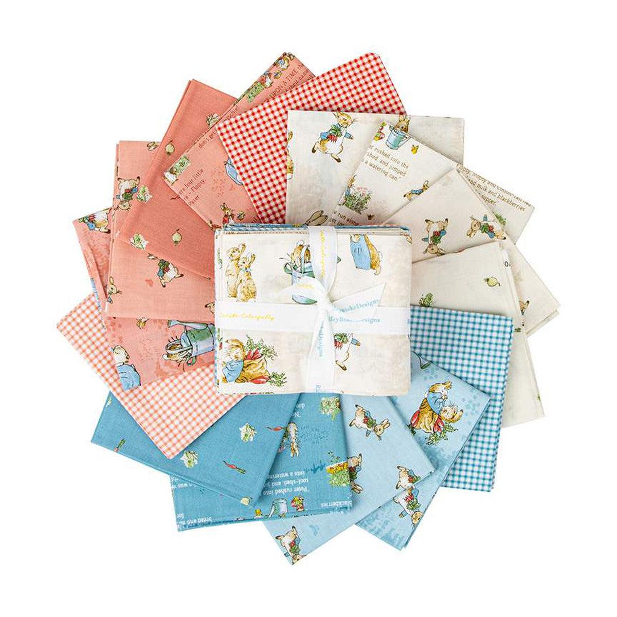 The Tale of Peter Rabbit Fat Quarter Bundle 15pc.-Riley Blake Fabrics-My Favorite Quilt Store