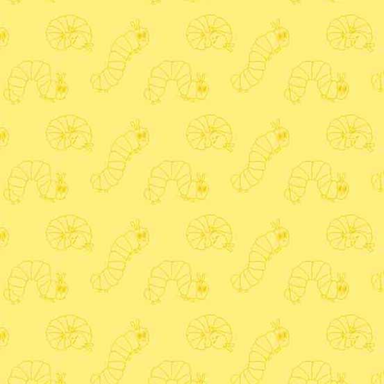 The Very Hungry Caterpillar: 50th Anniversary Yellow Caterpillar Fabric