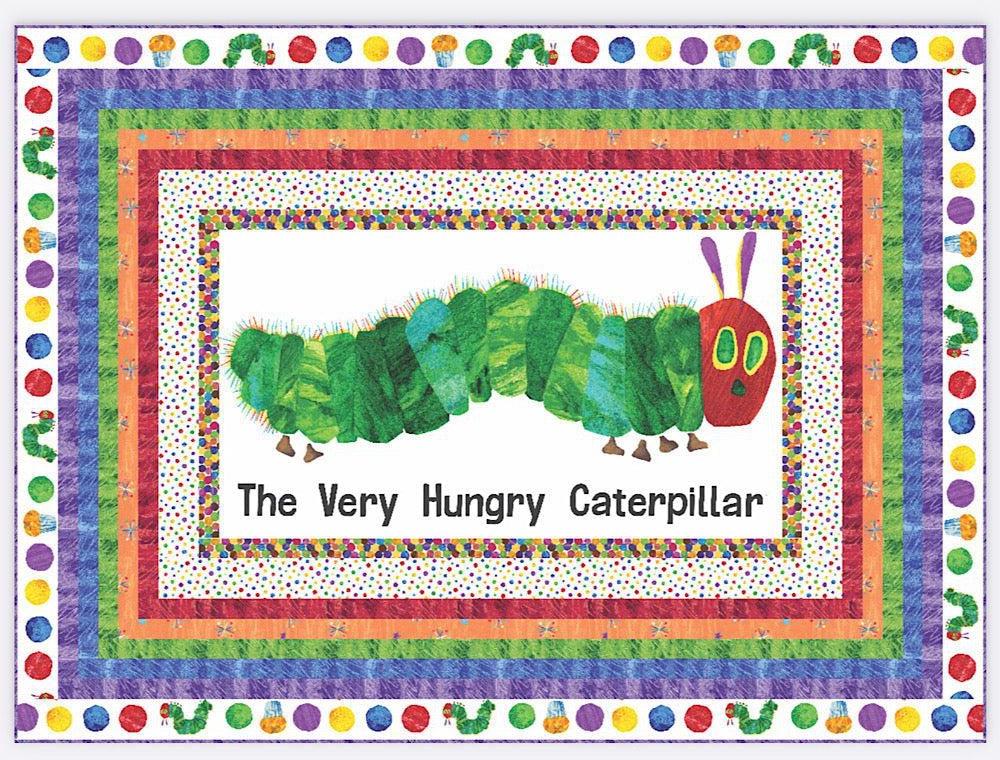 The Very Hungry Caterpillar On The Go Quilt Kit-Andover-My Favorite Quilt Store