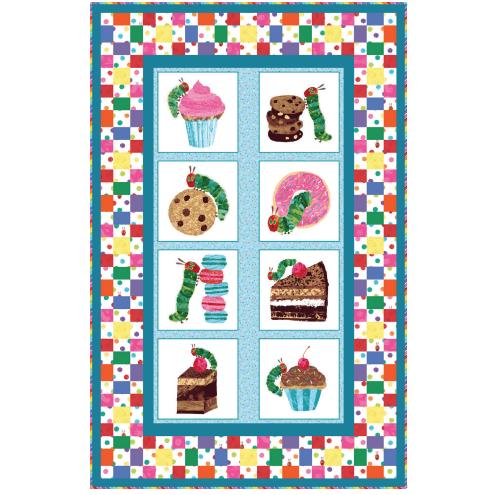 The Very Hungry Caterpillar Peacock Sweet Treats Quilt Kit