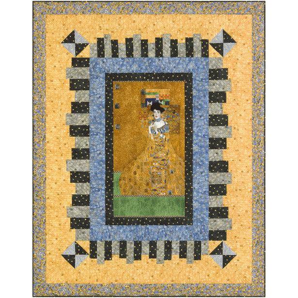 The Woman in Gold Gustav Klimt Quilt Pattern - Free Pattern Download-Robert Kaufman-My Favorite Quilt Store