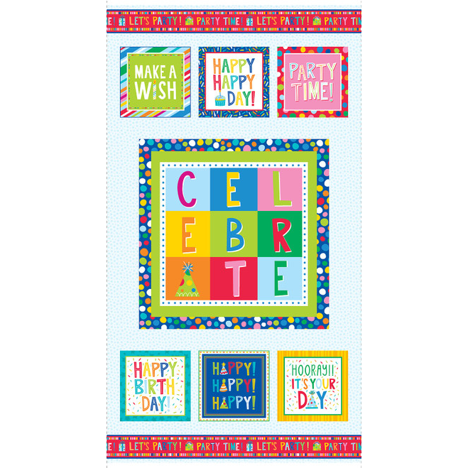 This Calls For Cake Multi Party Panel 24"-Henry Glass Fabrics-My Favorite Quilt Store